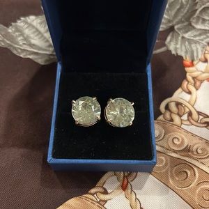 Light blue crystal earrings from Banana Republic